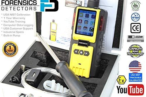 Basic 4 Gas Detector & Pump  USA NIST Calibration – Forensics Detectors