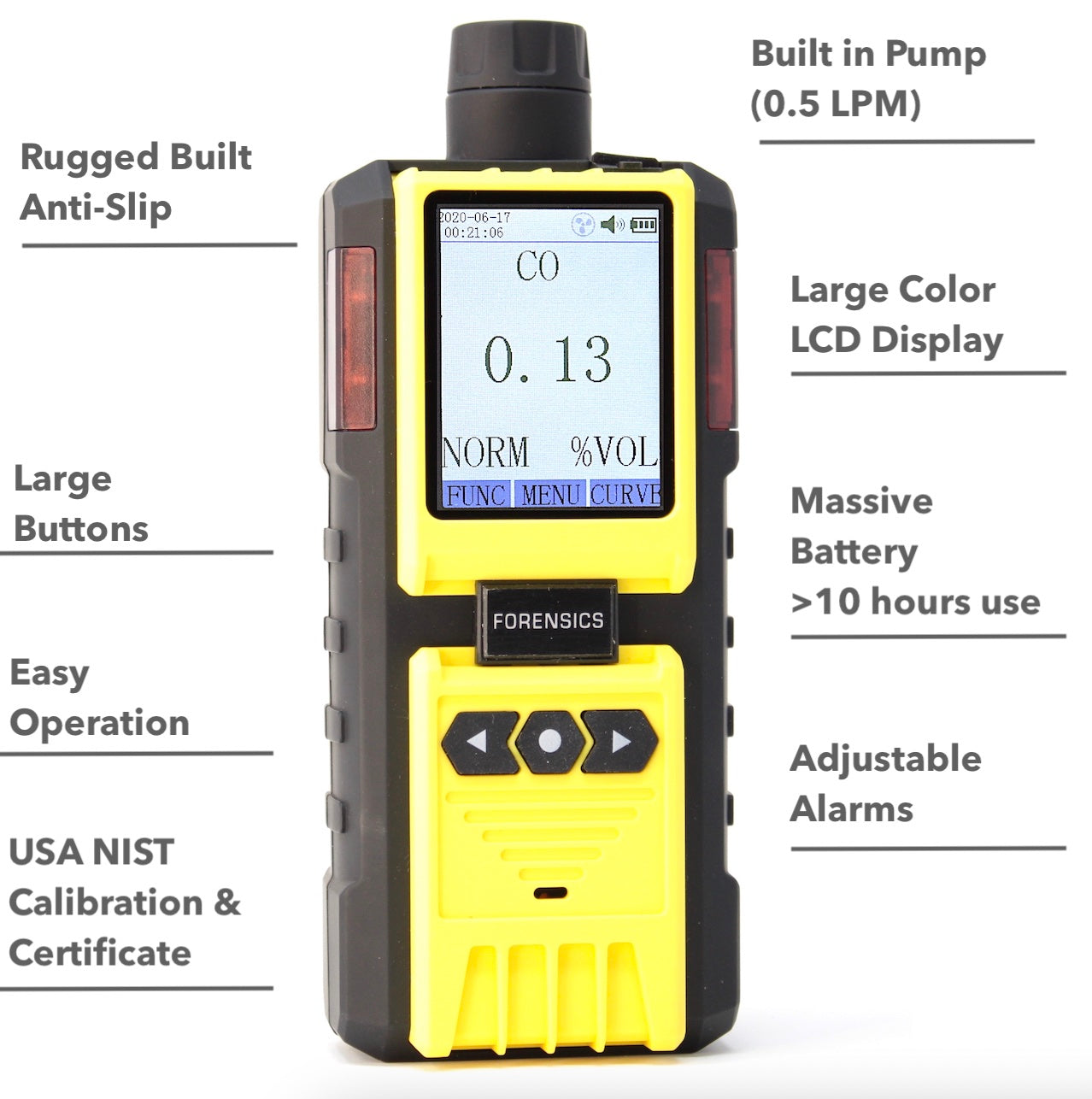 Exhaust Gas Analyzer Carbon Monoxide | Monoxor | Motorcycle, Forklift, Car