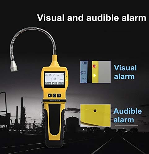 Gas Leak Detector | Propane, Sewer, Combustibles | Yellow