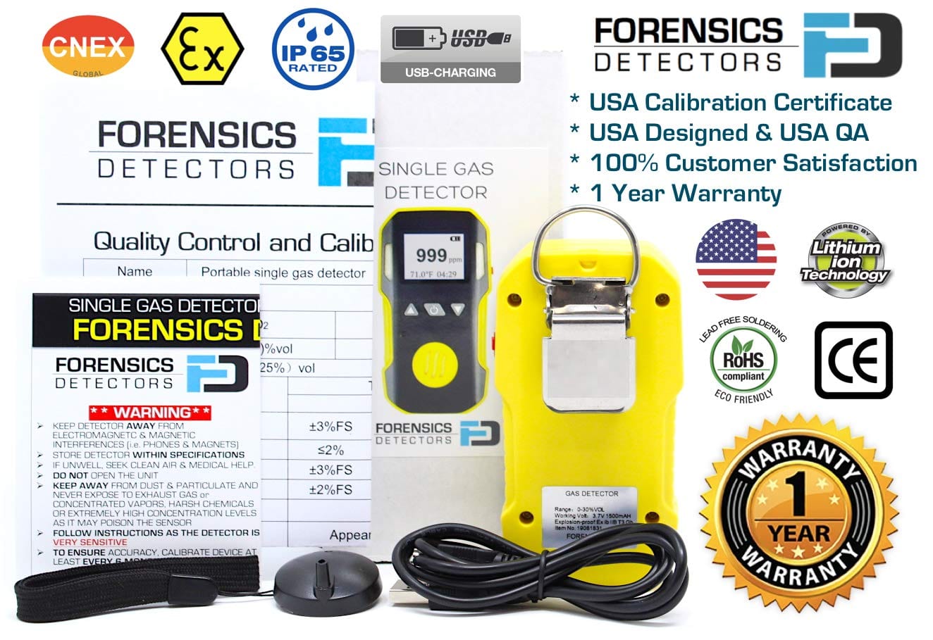 Hydrogen Peroxide Gas Detector | USA NIST Calibration