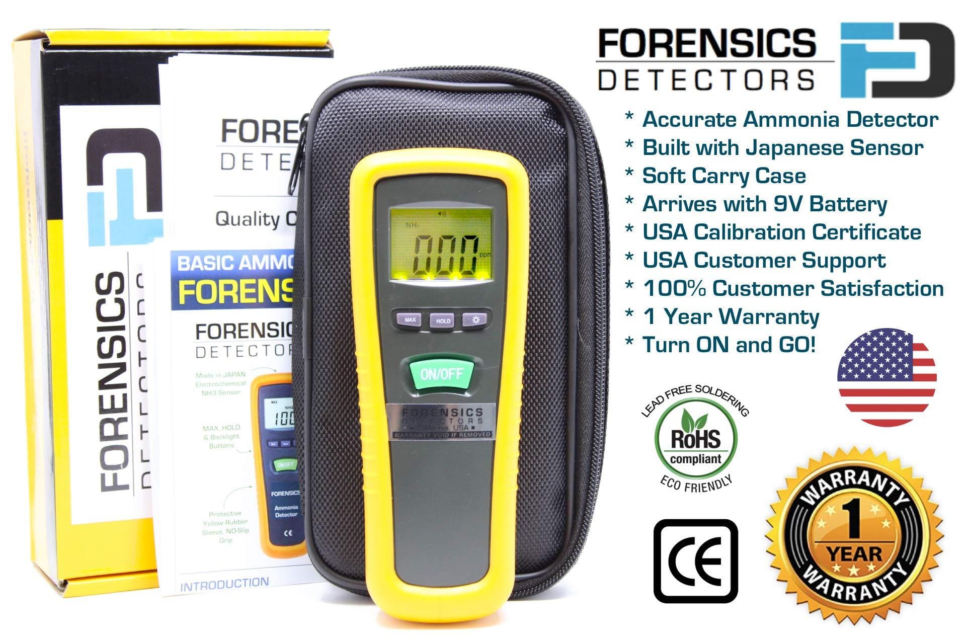 Basic Ammonia Meter - Forensics Detectors