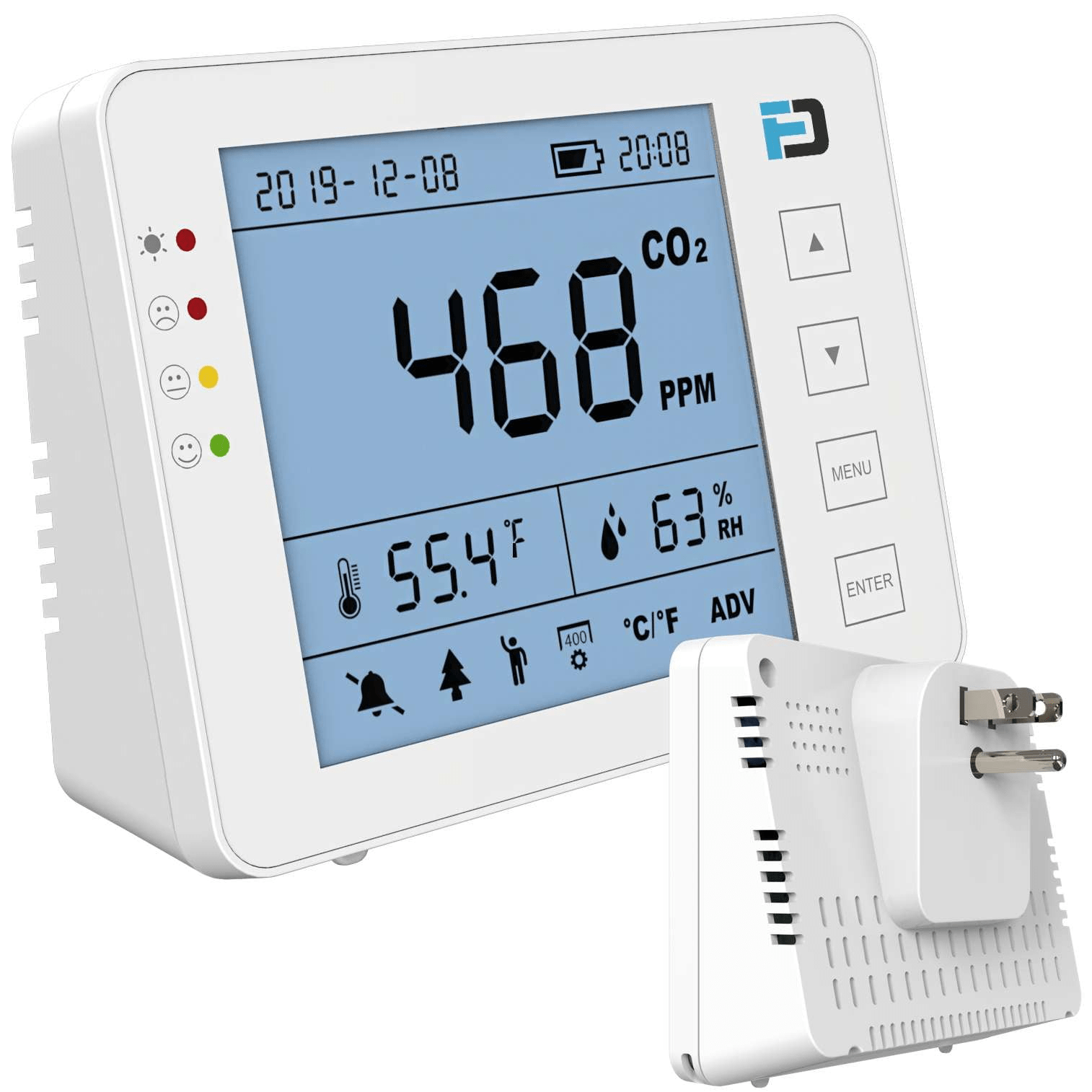 Carbon Dioxide Monitor | Plug-in 110V AC - Forensics Detectors