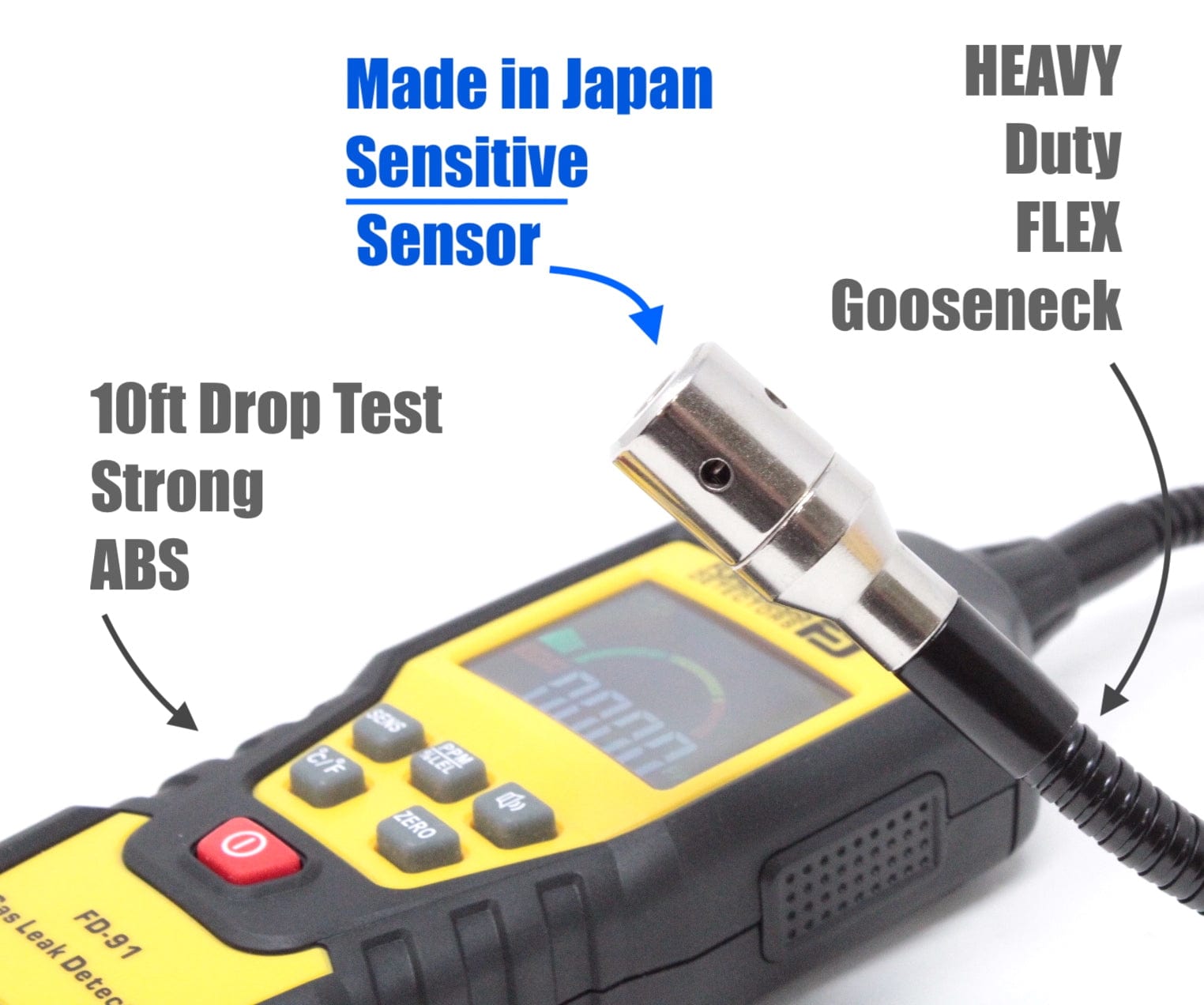 Sewer Gas Detector | Natural Gas | Yellow