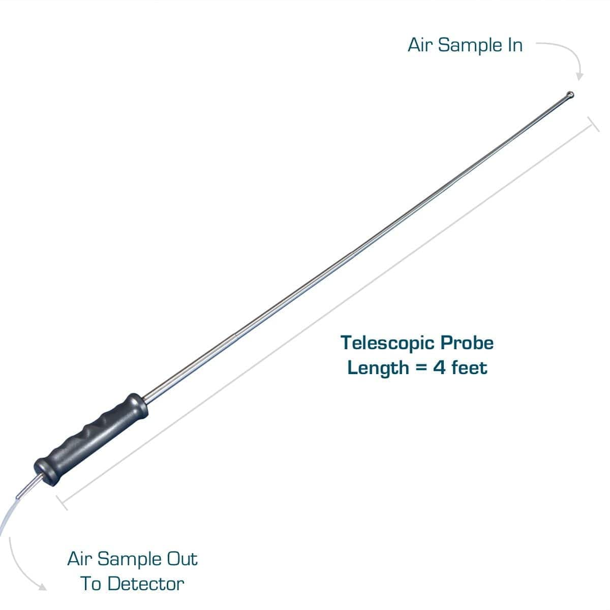 Air Gas Sample Probe | Telescopic  | 4 feet - Forensics Detectors