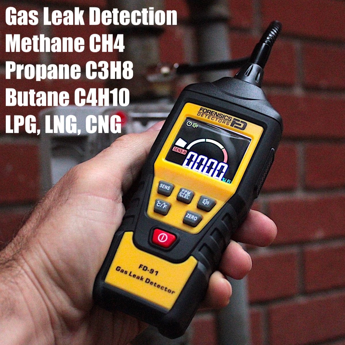 Sewer Gas Detector | Natural Gas | Yellow